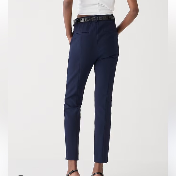 J Crew Cameron High Rise Navy sz 6 - Picture 6 of 7